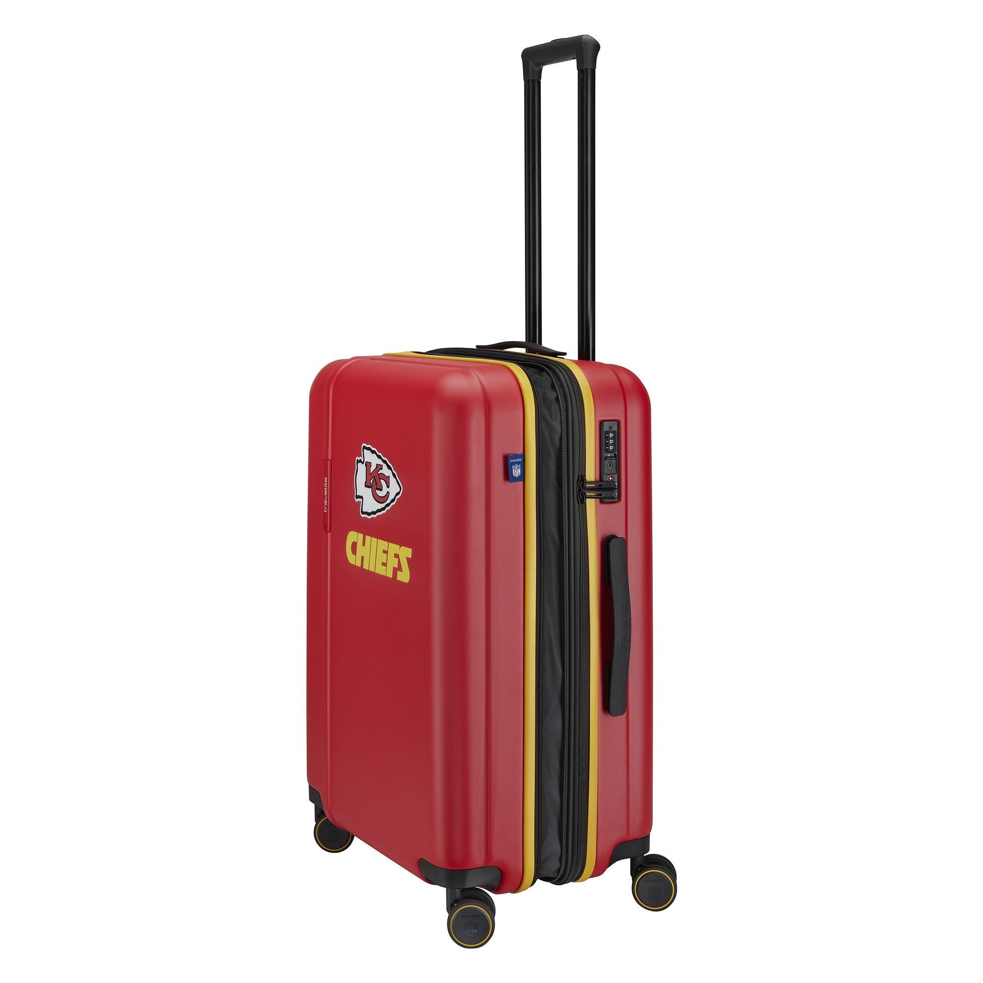 travelite Trolleyset travelite x NFL, 4 Rollen, (3-teilig, 3 tlg), ABS