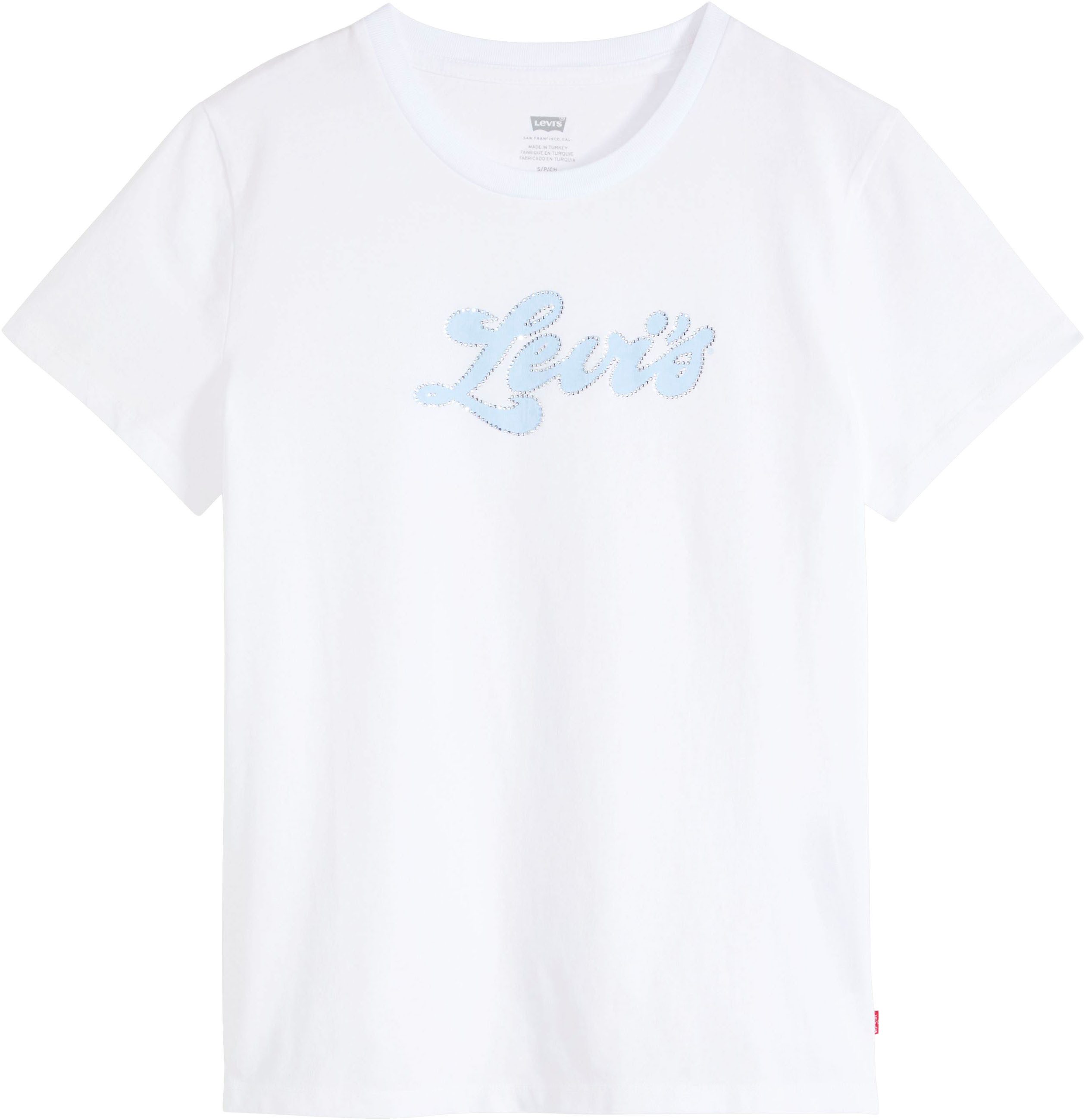 RHINESTONE LEVIS WHITE