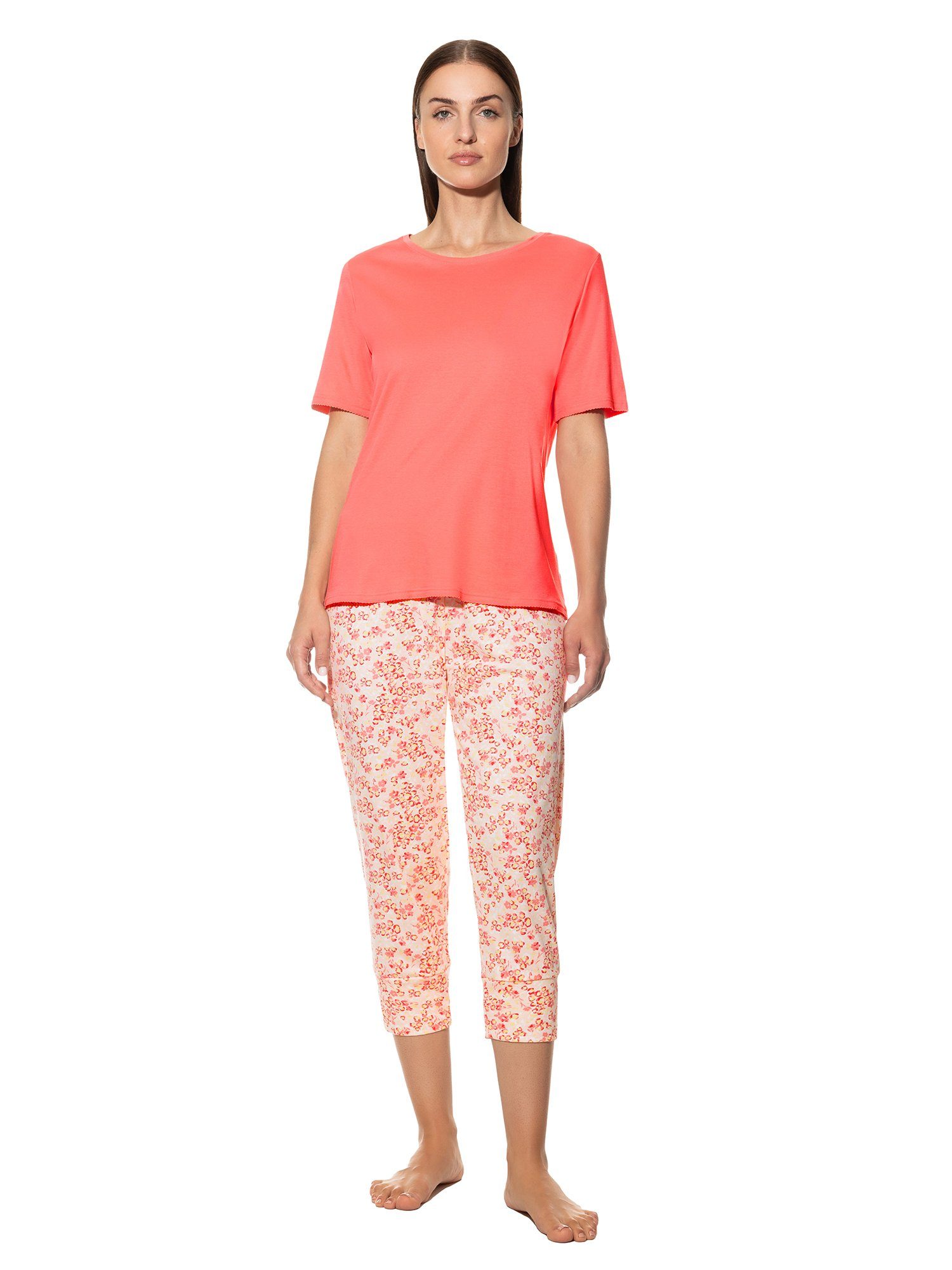 Mey Pyjama Mey Pyjama 3/4 lang 13228 Powder Peach (1 Stück, 1 tlg., 1 Stück)