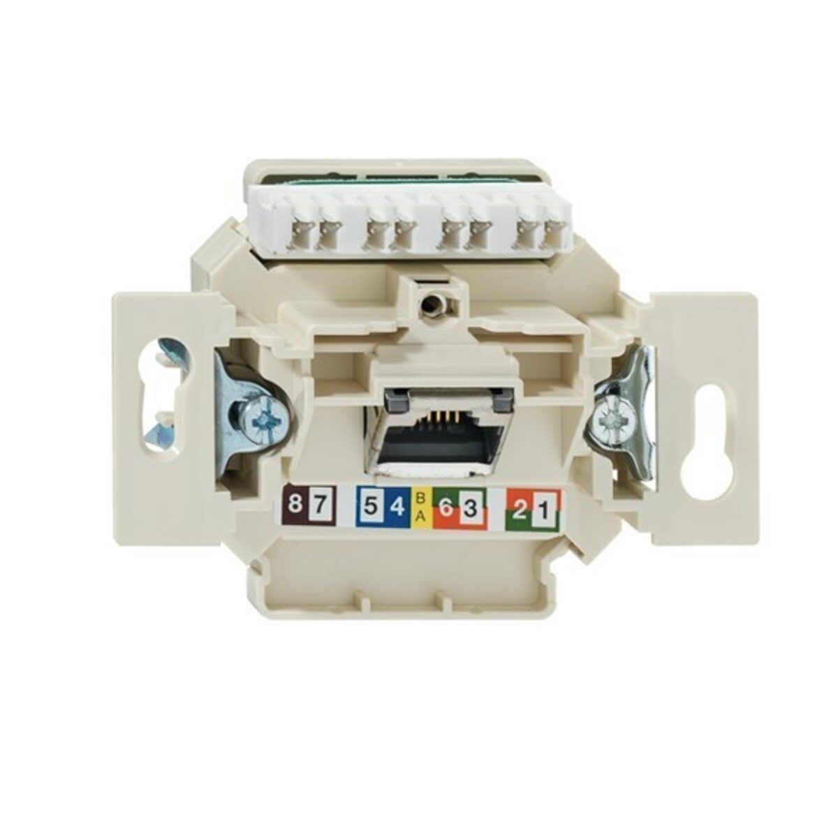 Rutenbeck Rutenbeck Cat.6-Anschlussdose UAE-Cat.6Aiso8UUp0mK Netzwerk-Patch-Panel