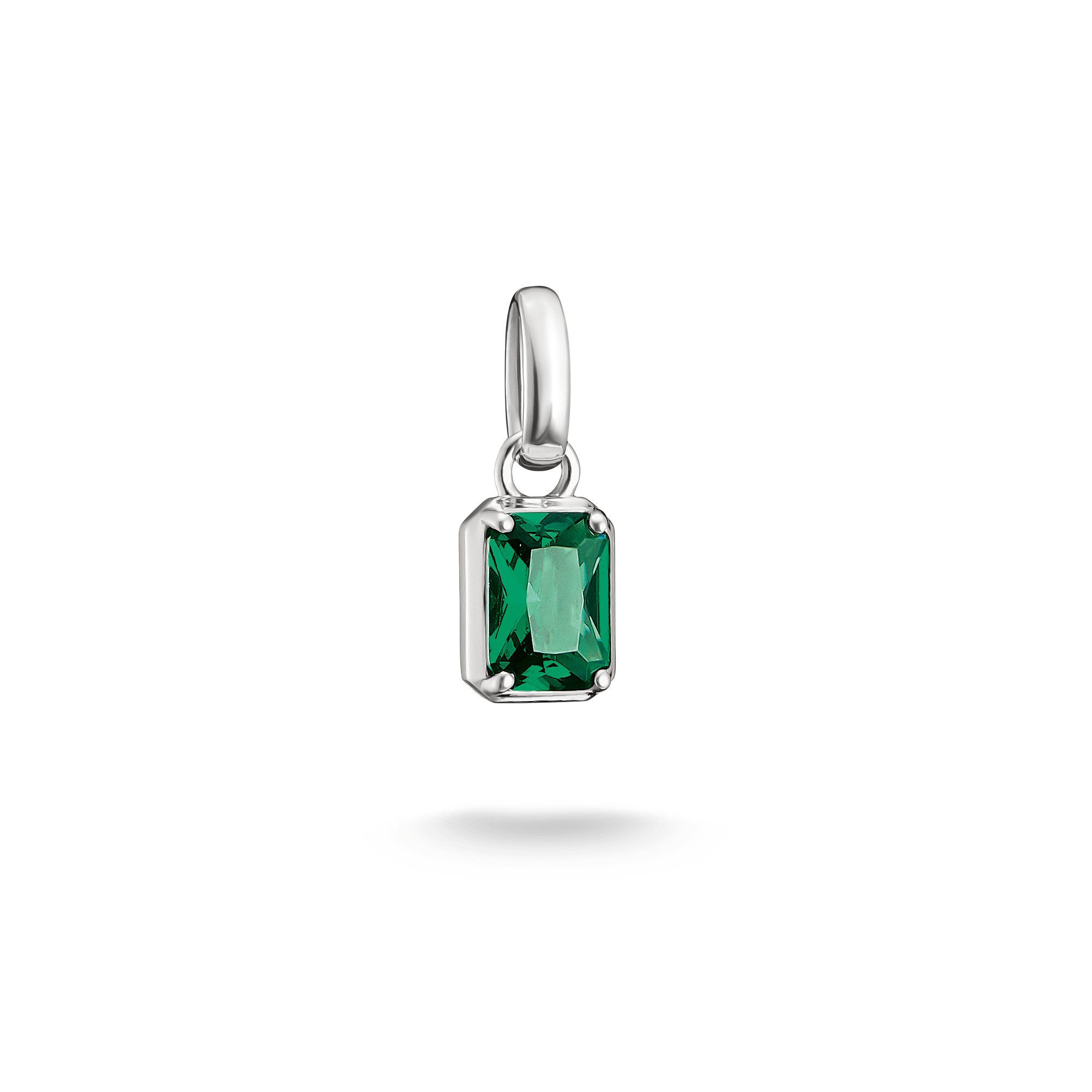 THOMAS SABO Charm-Einhänger Birthstone/Geburtsstein Charm - Connect, mit Zirkonia (synth) oder Glas-Keramik Stein oder Türkis-Imitat