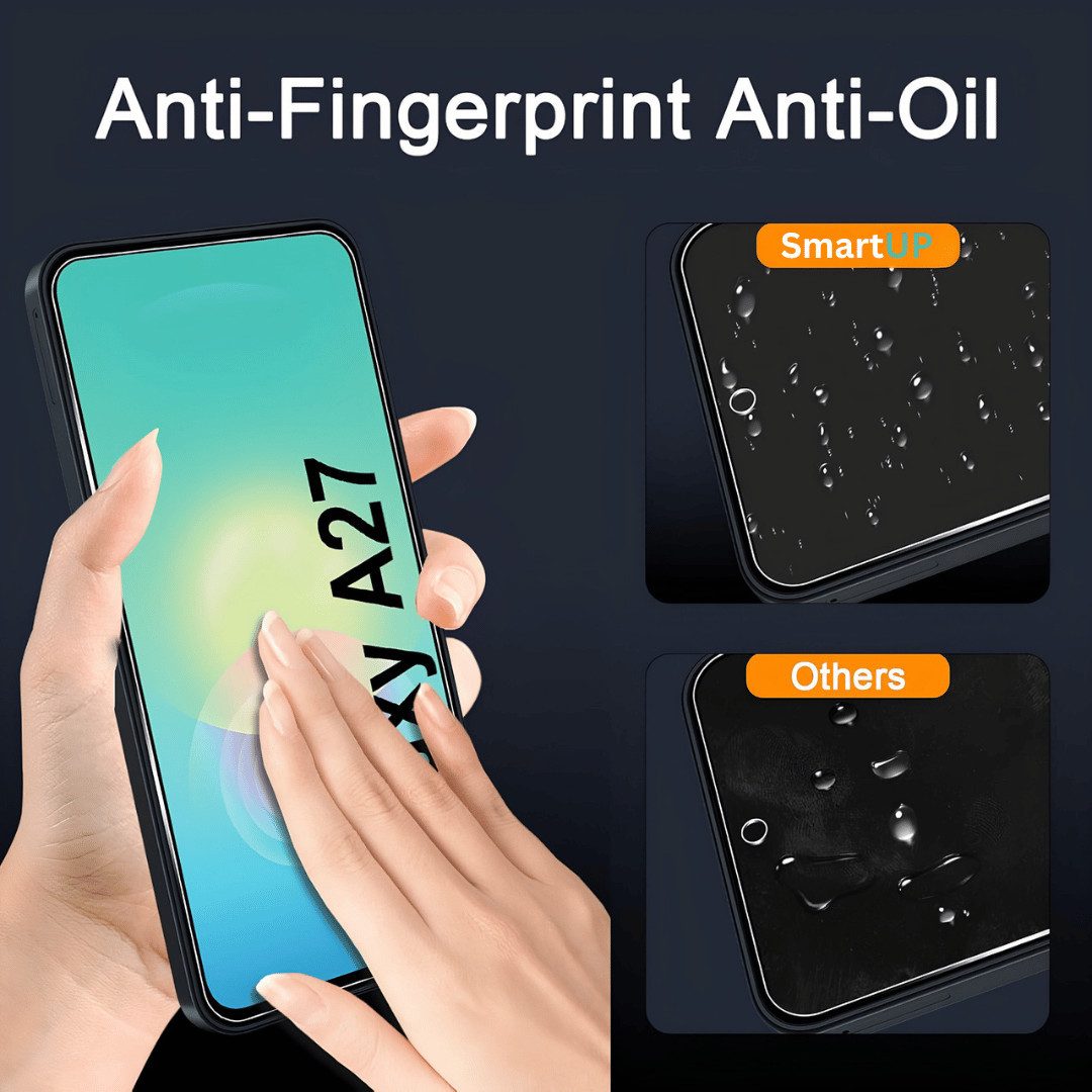 SmartUP Displayschutzglas 2X Schutzglas für Samsung Galaxy A27 5G Panzerfolie Full Screen 9H für Samsung Galaxy A27 5G, 2 Stück, Rundumschutz, passgenaue Verarb – Bild 5 von 5