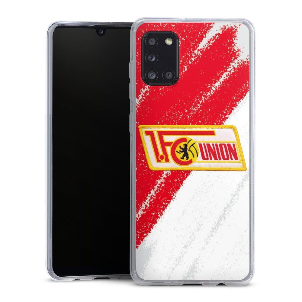 DeinDesign Handyhülle Offizielles Lizenzprodukt 1. FC Union Berlin Logo, Samsung Galaxy A31 Slim Case Silikon Hülle Ultra Dünn Schutzhülle