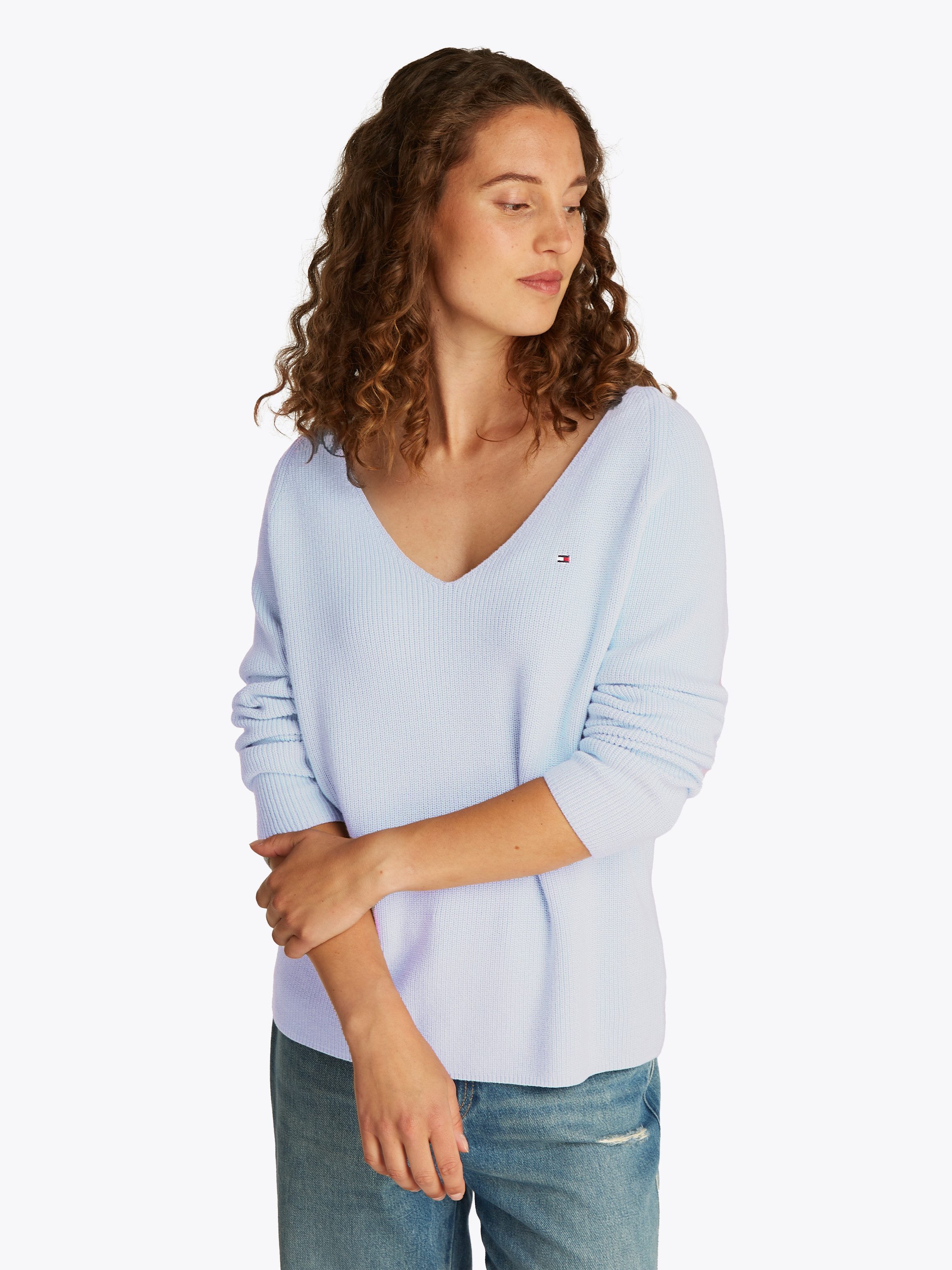 Strickpullover CO CARDI STITCH V-NK LS