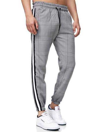 John Kayna Jogginghose Herren Jogginghose Sport hose Männer Trainingshose Stripe Sweatpants (Sporthose Trainingshose Sweatpants, 1-tlg) Fitness Freizeit Casual