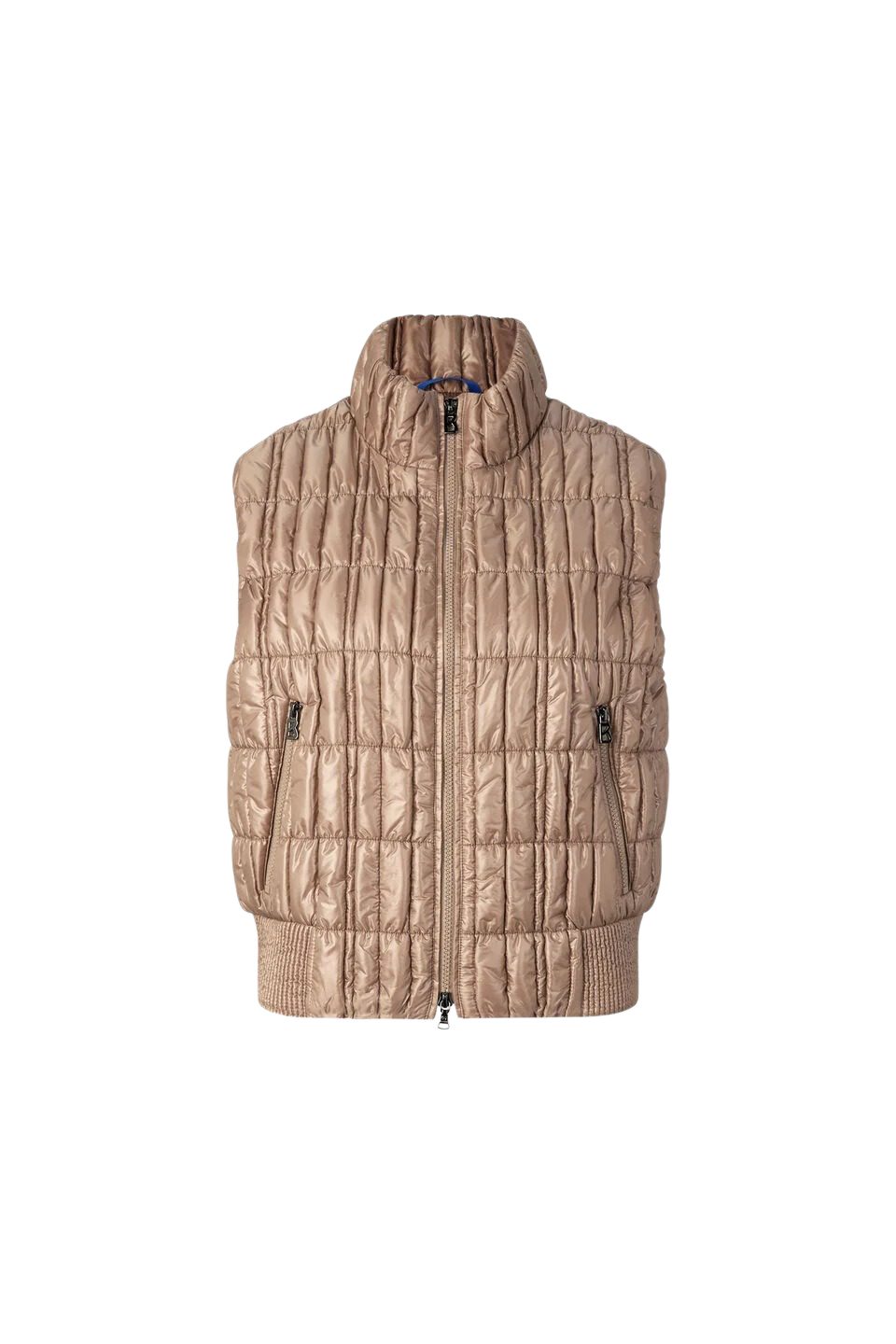 BOGNER Kurzweste natur,Outdoor,Polyamid,Strukturiert,Stehkragen,Ärmellos,Regular Fit