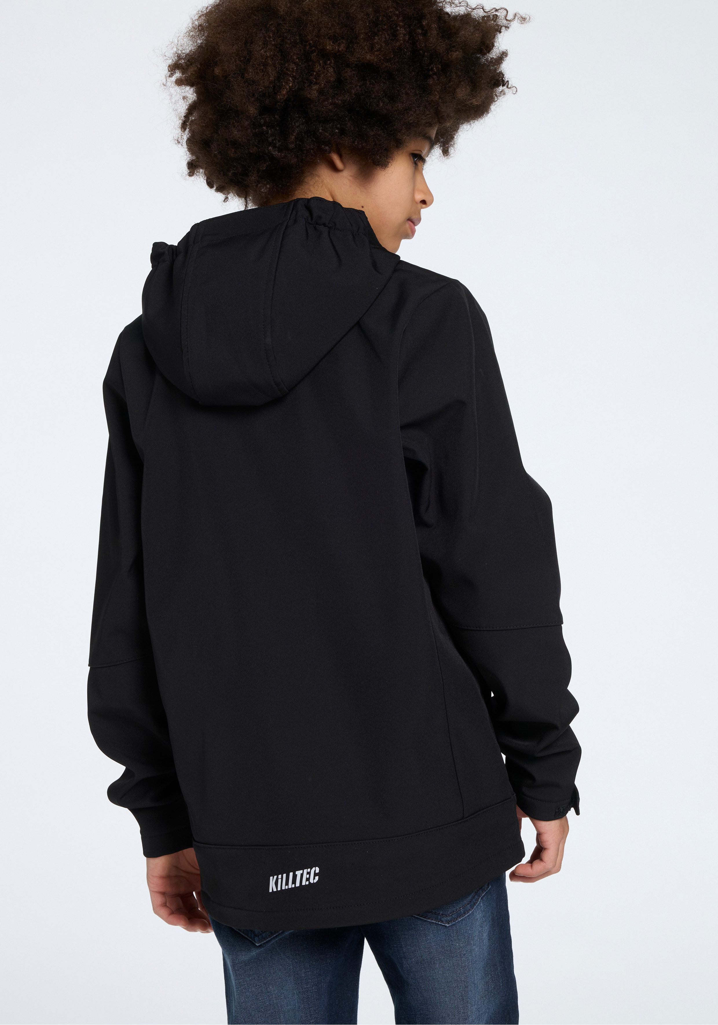 Killtec Softshelljacke BYS SFTSHLL JCKT OT mit Reißverschlusstaschen, atmungsaktiv, schnell trocknend