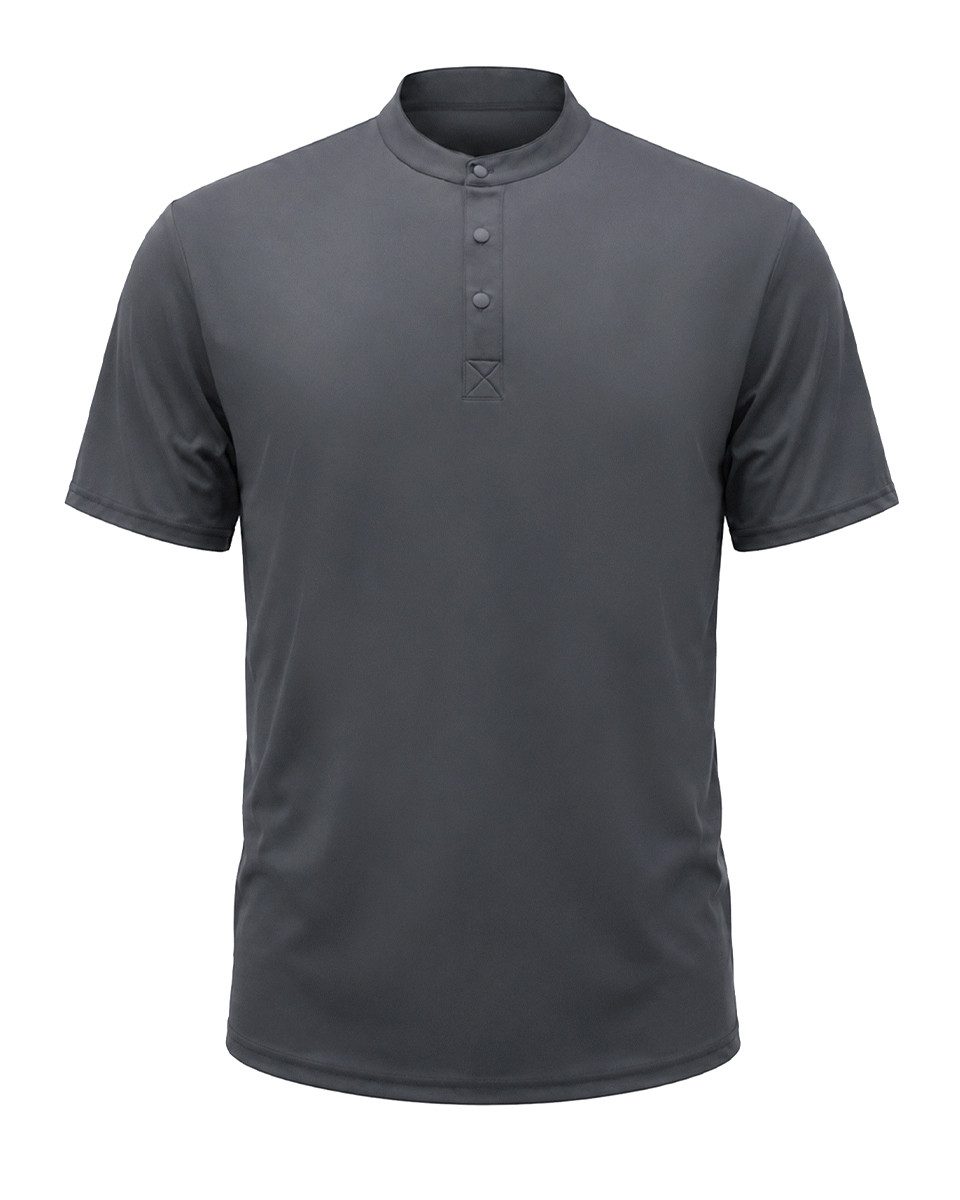 Allthemen Poloshirt Herren Kurzarm Poloshirt mit Henleykragen und Knopfleiste Regular Fit