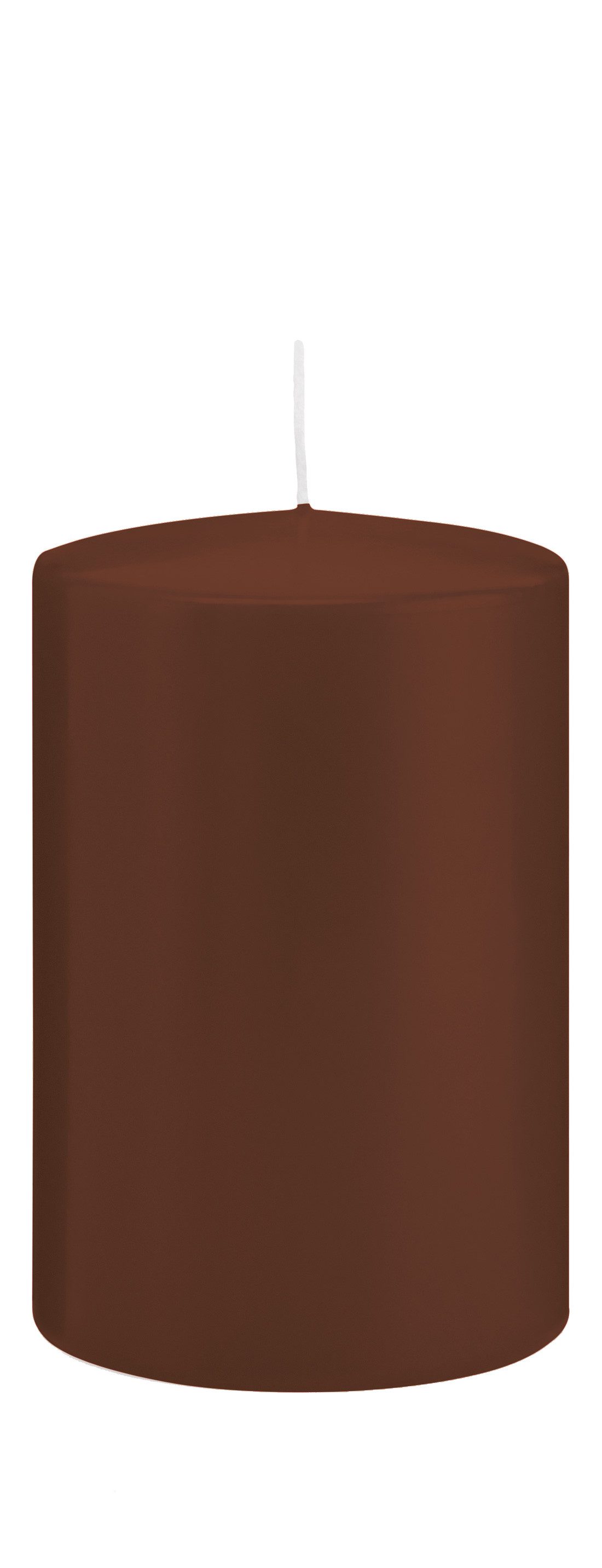 Wiedemann Kerzen Stumpenkerze Stumpenkerzen Kastanie Braun Ø 98 x 150 mm, 6 Stück