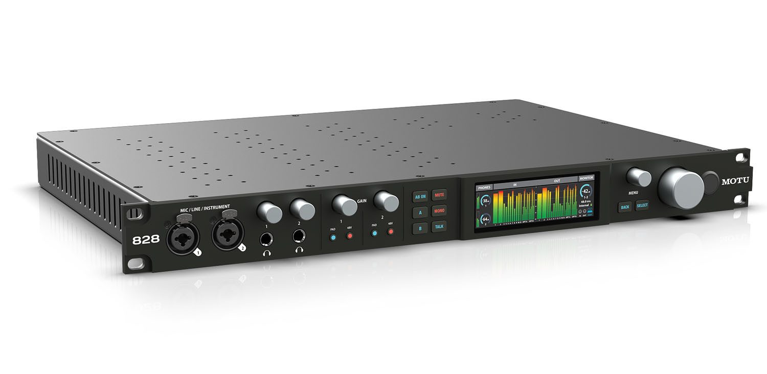 Motu 828 (2024) 60-Kanal USB Audio-Interface Digitales Aufnahmegerät