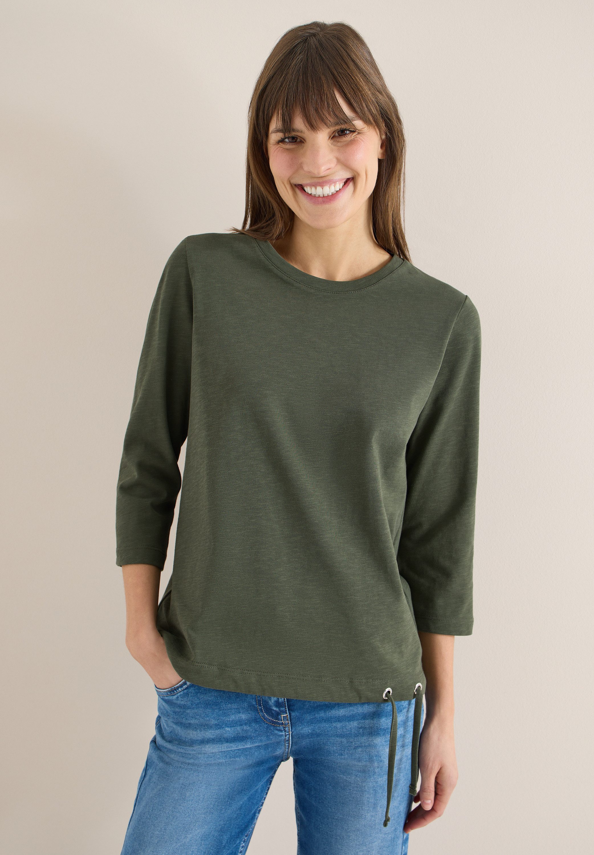 CECIL 3/4-Arm-Shirt mit 3/4 Ärmeln günstig online kaufen