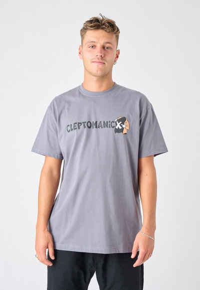 Cleptomanicx T-Shirt CEALER Mit Markenapplikation