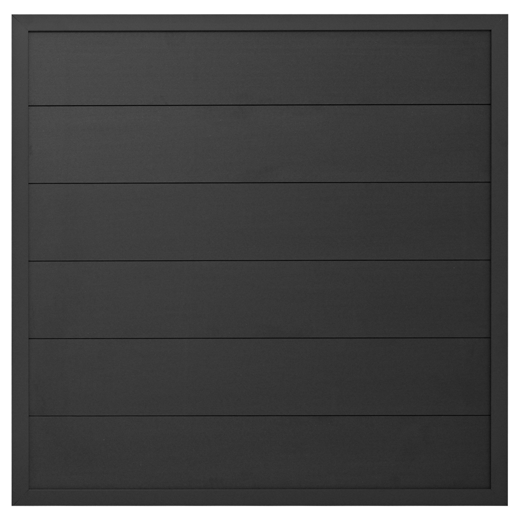 GartenLand Zaun WPC Rahmenzaun Bausatz Classico 180x180 cm, (Set, Ohne Pfos günstig online kaufen