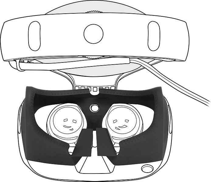 Speedlink GUARD Silikon-Überzug PS VR Brille Zubehör PlayStation 4