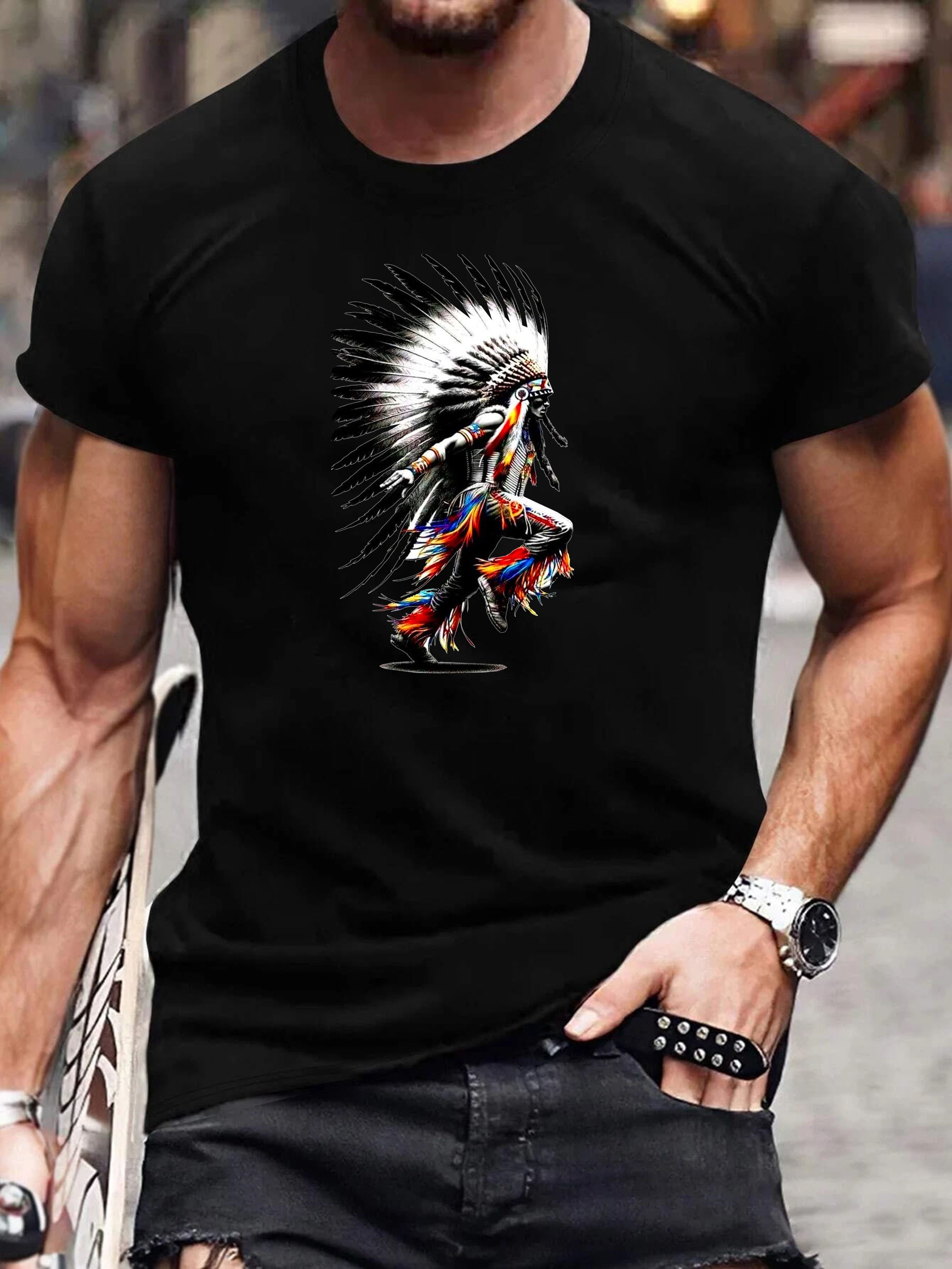 RMK T-Shirt Herren Print Shirt Rundhals günstig online kaufen
