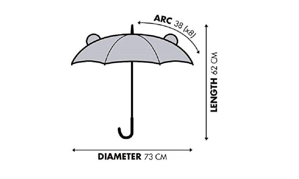Fisher-Price® Stockregenschirm Regenschirm FisherPrice Ø Wahl 70cm Design nach 3D-Figur