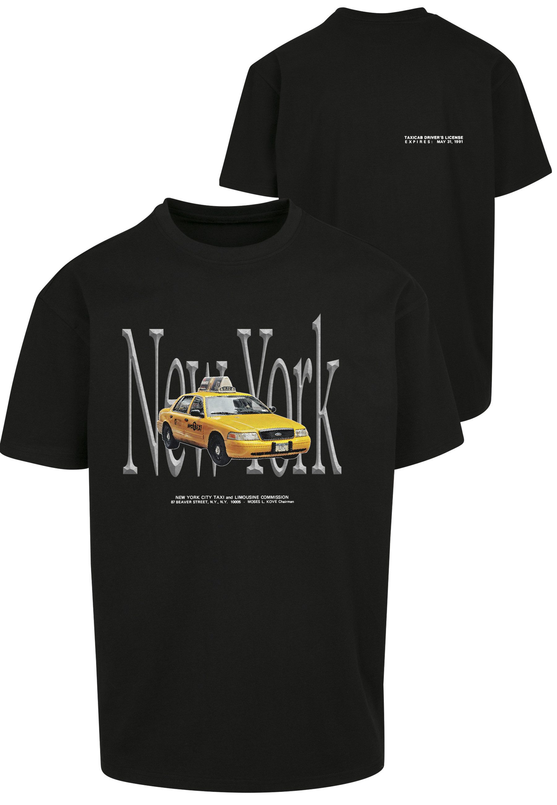 T-Shirt Upscale by Mister Tee Herren NY Taxi Oversize Tee