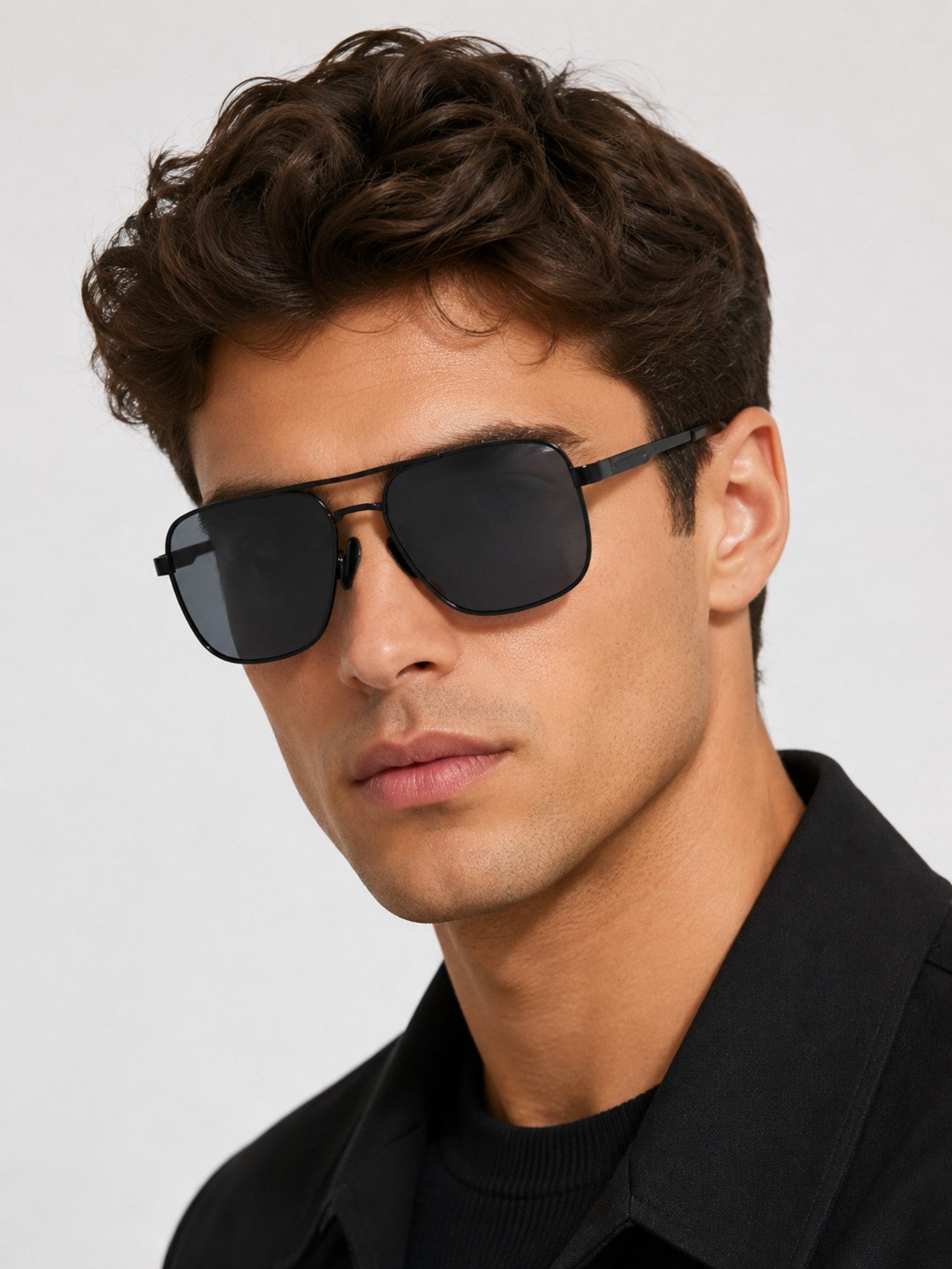 ANTALUX Sonnenbrille Polarisierte Sonnenbrille Herren/Damen, UV 400 Pilotenbrille mit Etui Unisex, Polarisierte Gläser, Inklusive Etui und Reinigungstuch