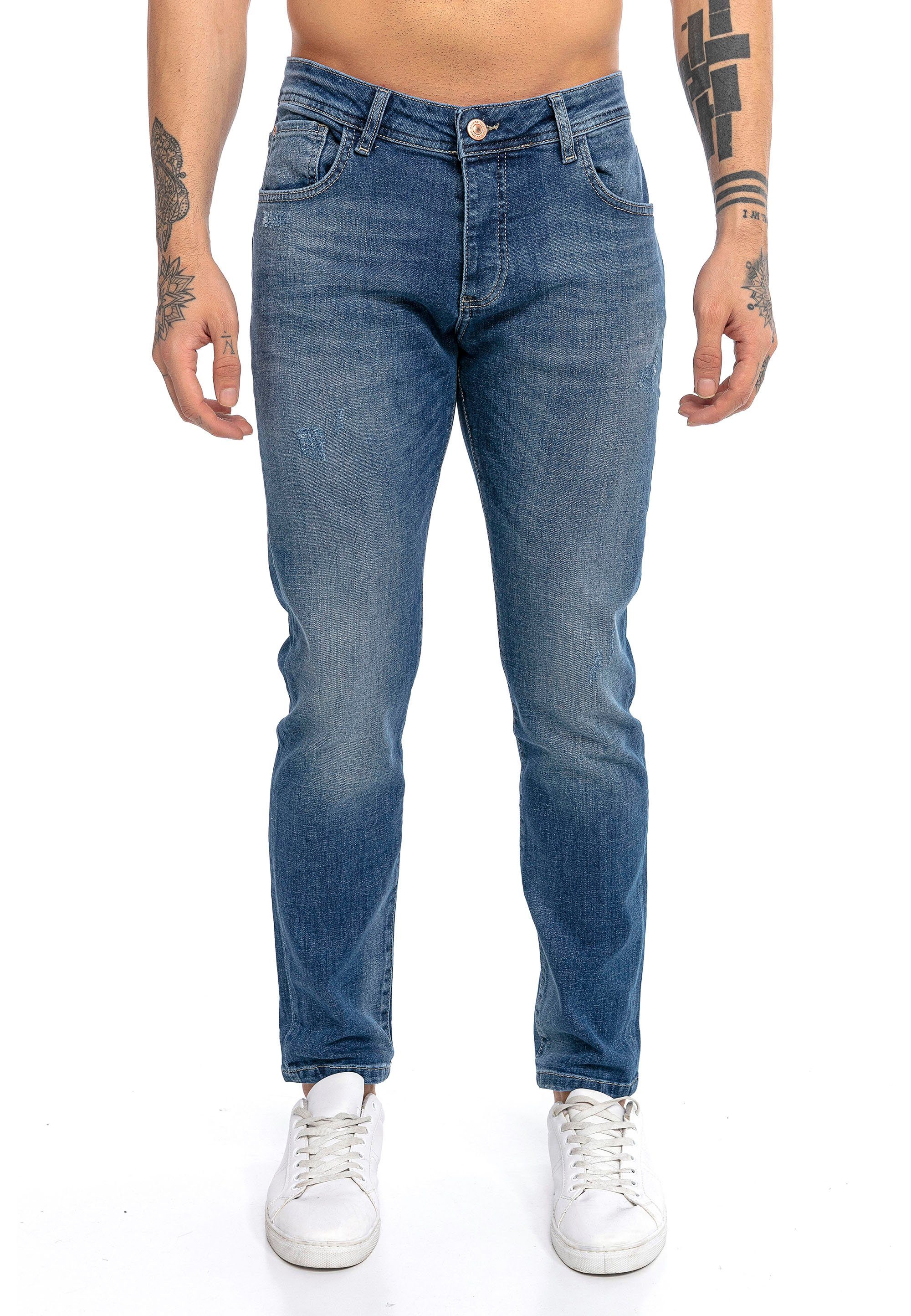 News Slim-fit-Jeans Wave RedBridge Waschung Newport cooler mit Faded