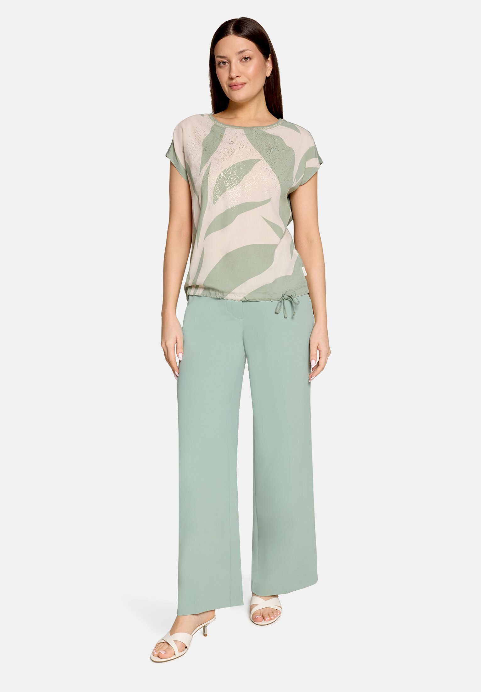 Betty&Co Kurzarmshirt Damen mit Print (1-tlg)