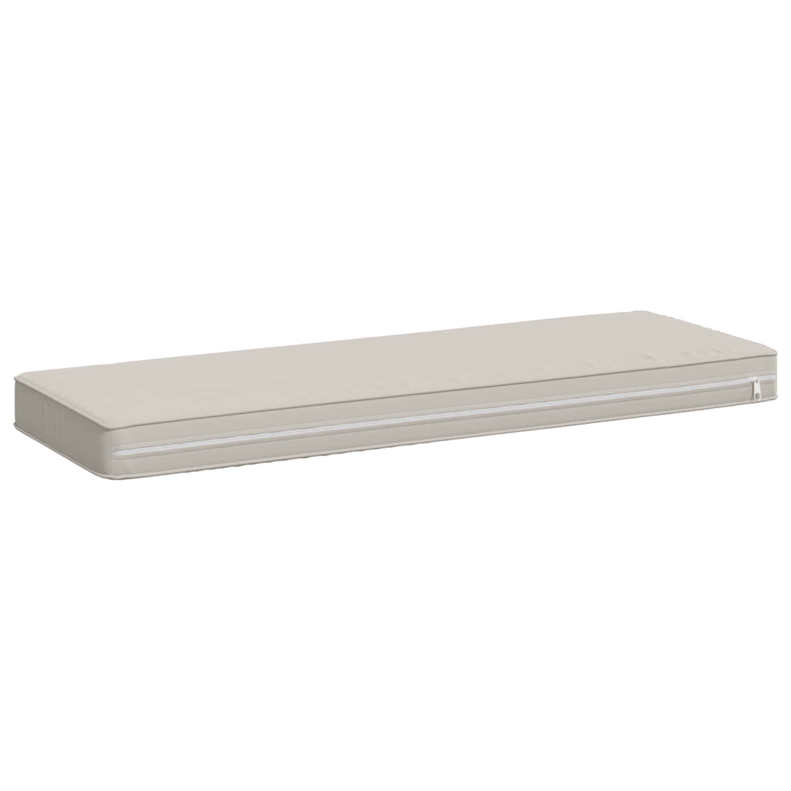 vidaXL Sitzauflage 1-teiliges Bankkissen VUGHT 100 % Polyester Weiß 60 x 30 x 5 cm, (1 St) – Bild 5 von 5