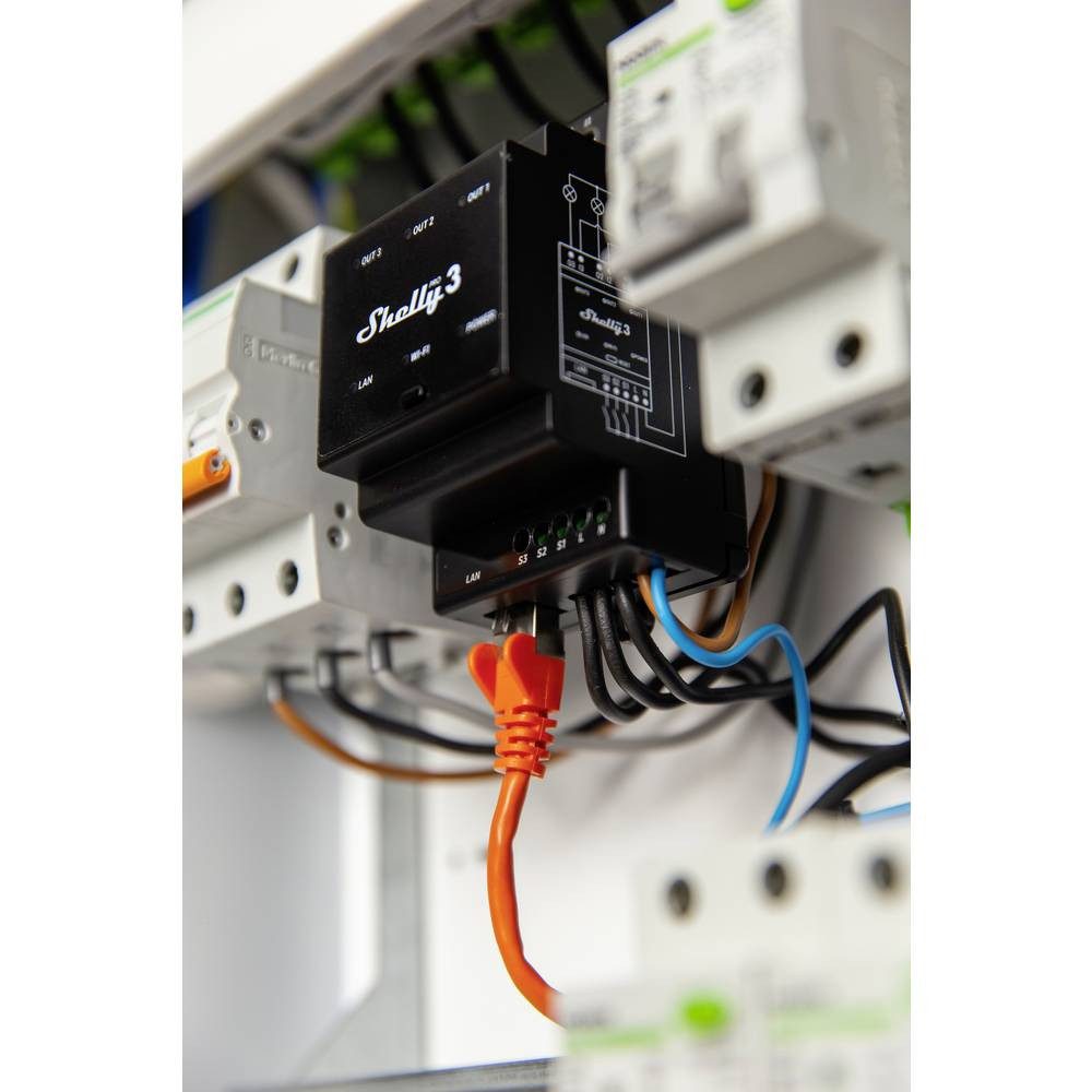 Shelly WLAN & LAN Schaltaktor Shelly_Pro3 Smart-Home-Zubehör