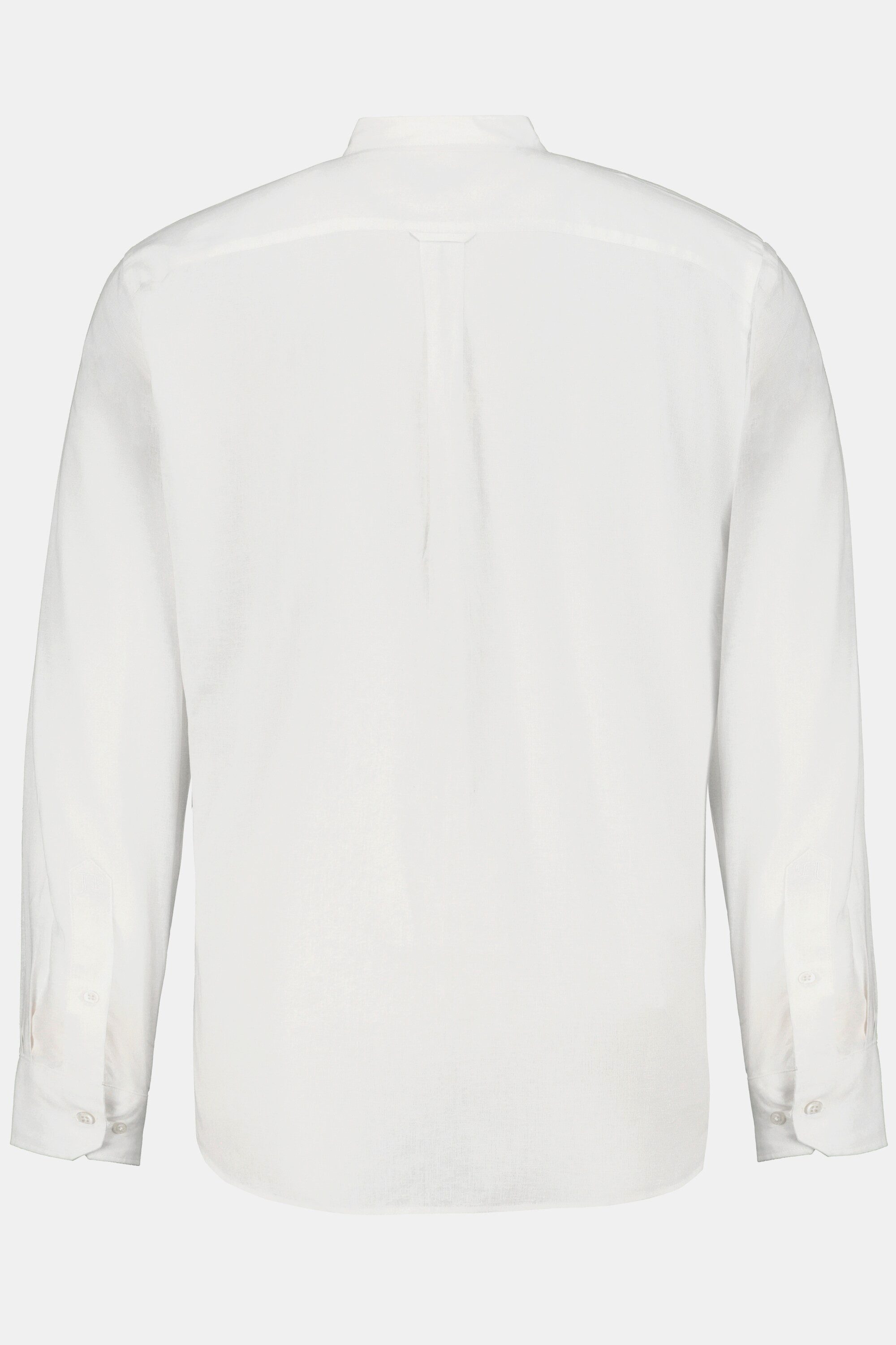 JP1880 Businesshemd Hemd Langarm Leinenmix Stehkragen Modern Fit