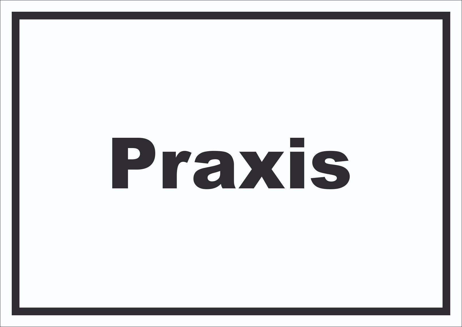 HB-Druck Hinweisschild Praxis Schild mit Text Arzt Gesundheit waagerecht, wetterfest, stabil, UV-beständig, kratzfest
