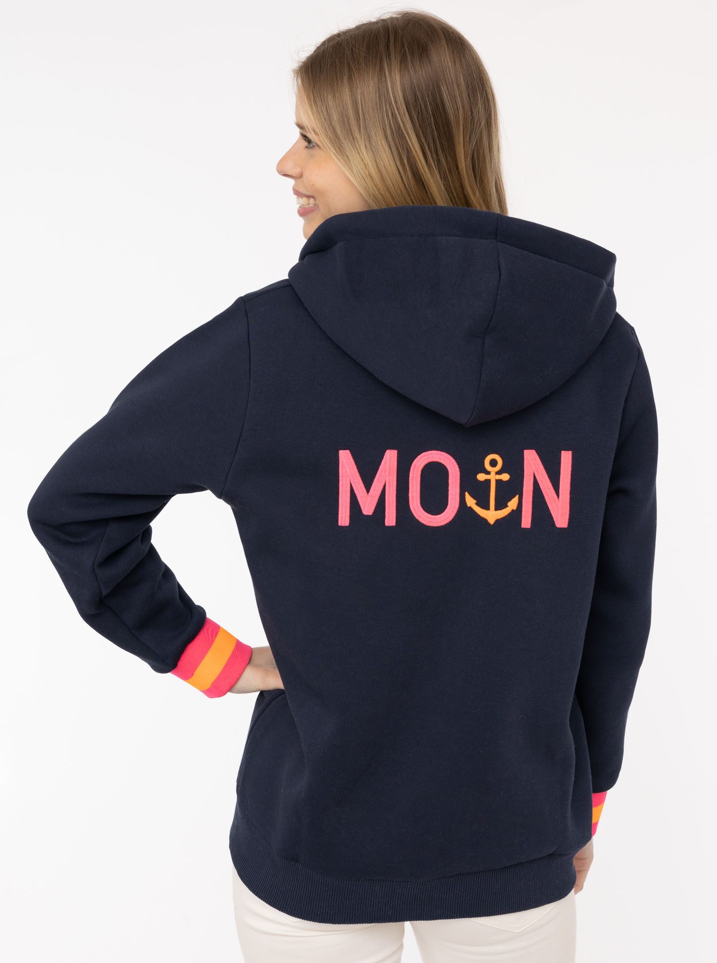 Zwillingsherz Sweatjacke "Moin ZH" mit Moin günstig online kaufen