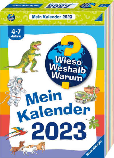 Ravensburger Abreißkalender »Wieso? Weshalb? Warum?: Mein Kalender 2023«, für Kinder