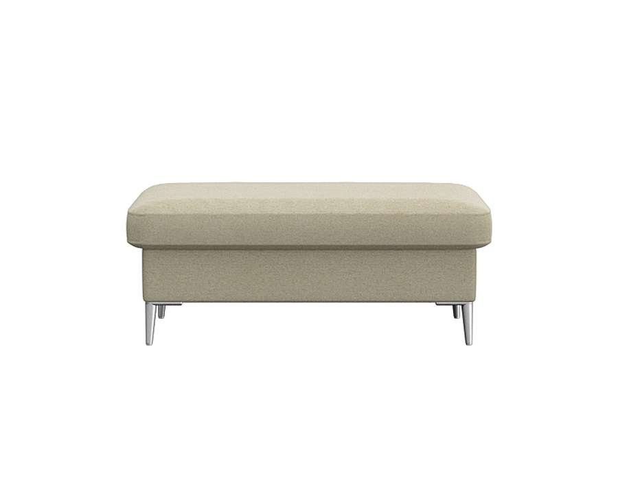 FLEXLUX Pouf Fiore, Kaltschaum, Füße Alu