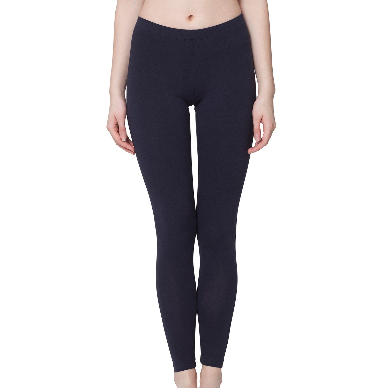 celodoro Leggings Damen Leggings, stretchige Jersey Hose aus Baumwolle günstig online kaufen