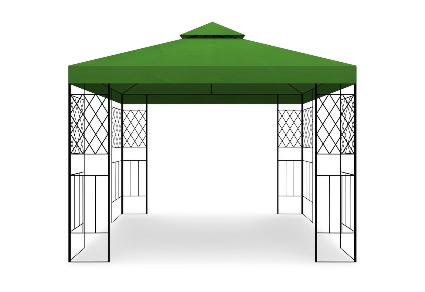 Thumbnail - habeig Pavillon WASSERDICHT Tahiti Festzelt Pavillion 3x3m Metall inkl. Dach, (inkl. Dach und Gestell), 100% wasserdicht