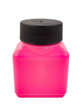 PSYWORK Bastelfarbe 100ml PSYWORK Schwarzlicht Dispersionsfarbe Neon Pink, UV-aktiv, leuchtet unter Schwarzlicht