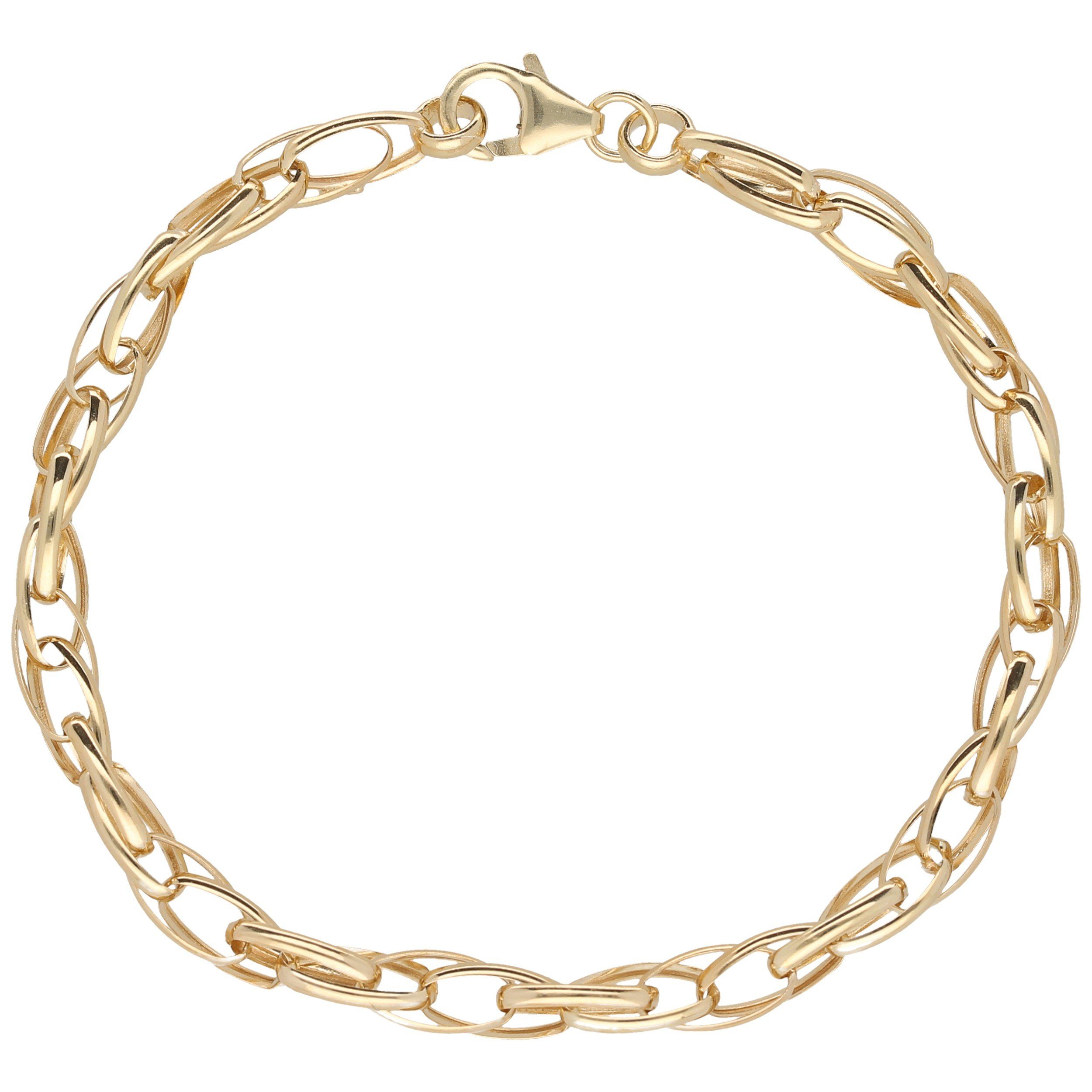 Luigi Merano Armband Doppelankerkette, ovale Glieder, günstig online kaufen
