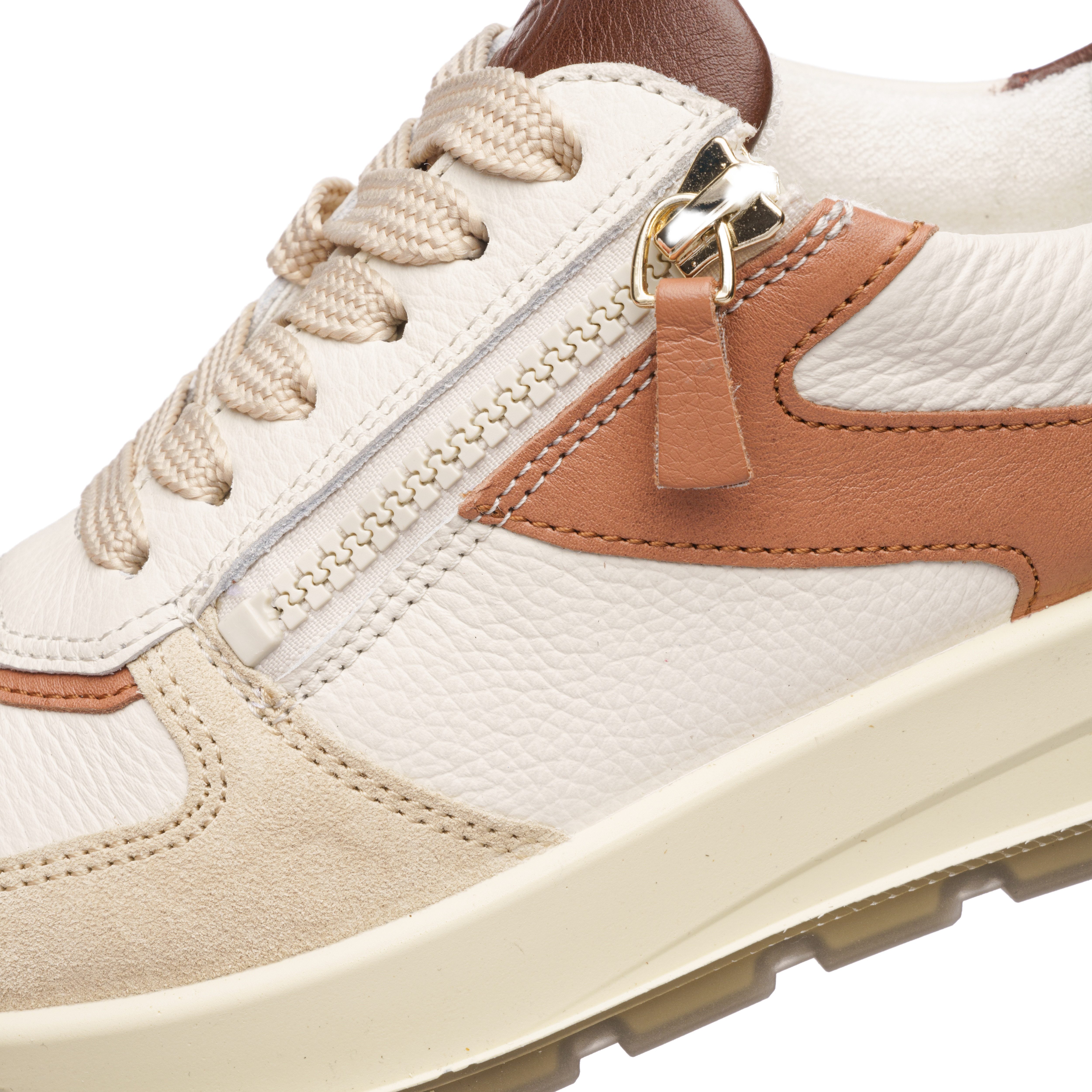 Ara NEW YORK Plateausneaker Plateau, Freizeitschuh, Halbschuh, Schnürer, Kontrastbesätze, H-Weite