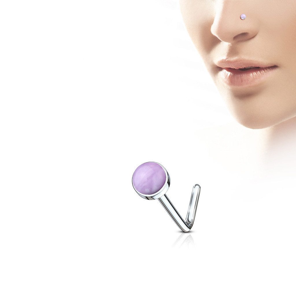 Order & Smile Schmuck Nasenpiercing Nasenpiercing Nasenstecker mit Stein günstig online kaufen