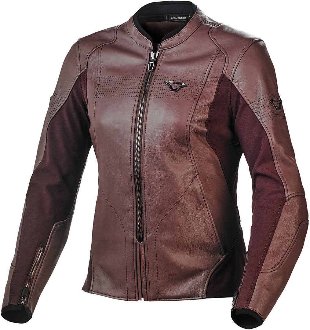 Macna Motorradjacke Tequilla Damen Motorrad Lederjacke protektoren reißverschluss