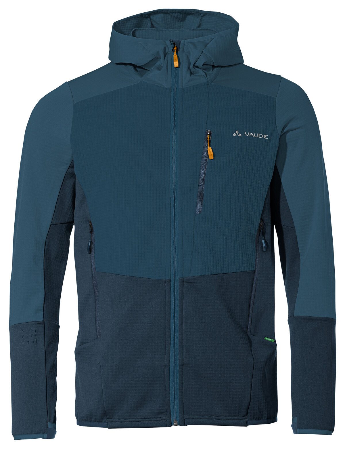 VAUDE Outdoorjacke Men's Monviso Hooded Grid Fleece Jacket (1-St) warme, atmungsaktive Fleecejacke