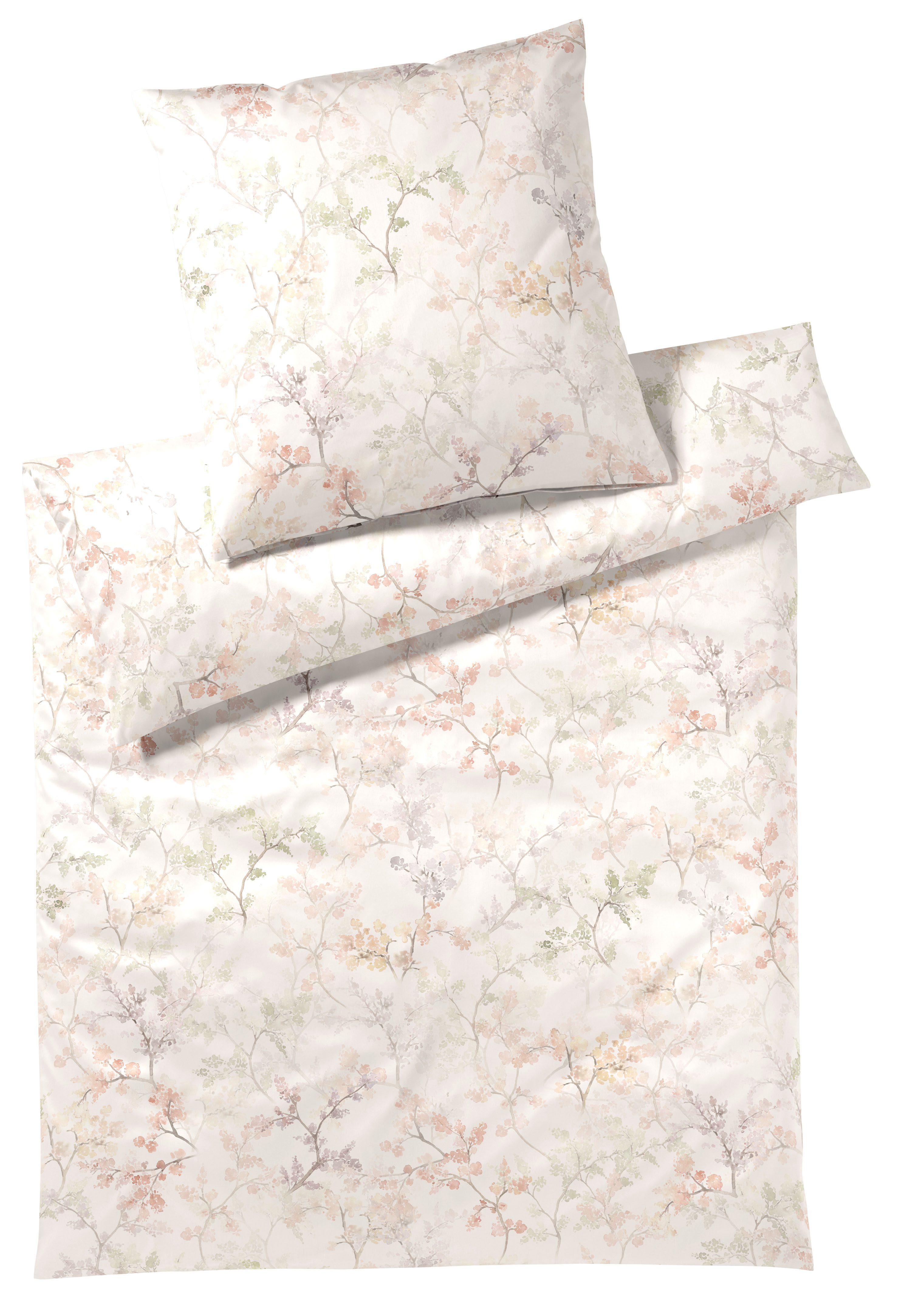 Elegante Bettwäsche Symphony, Satin, 2 teilig, angenehmes Hautgefühl