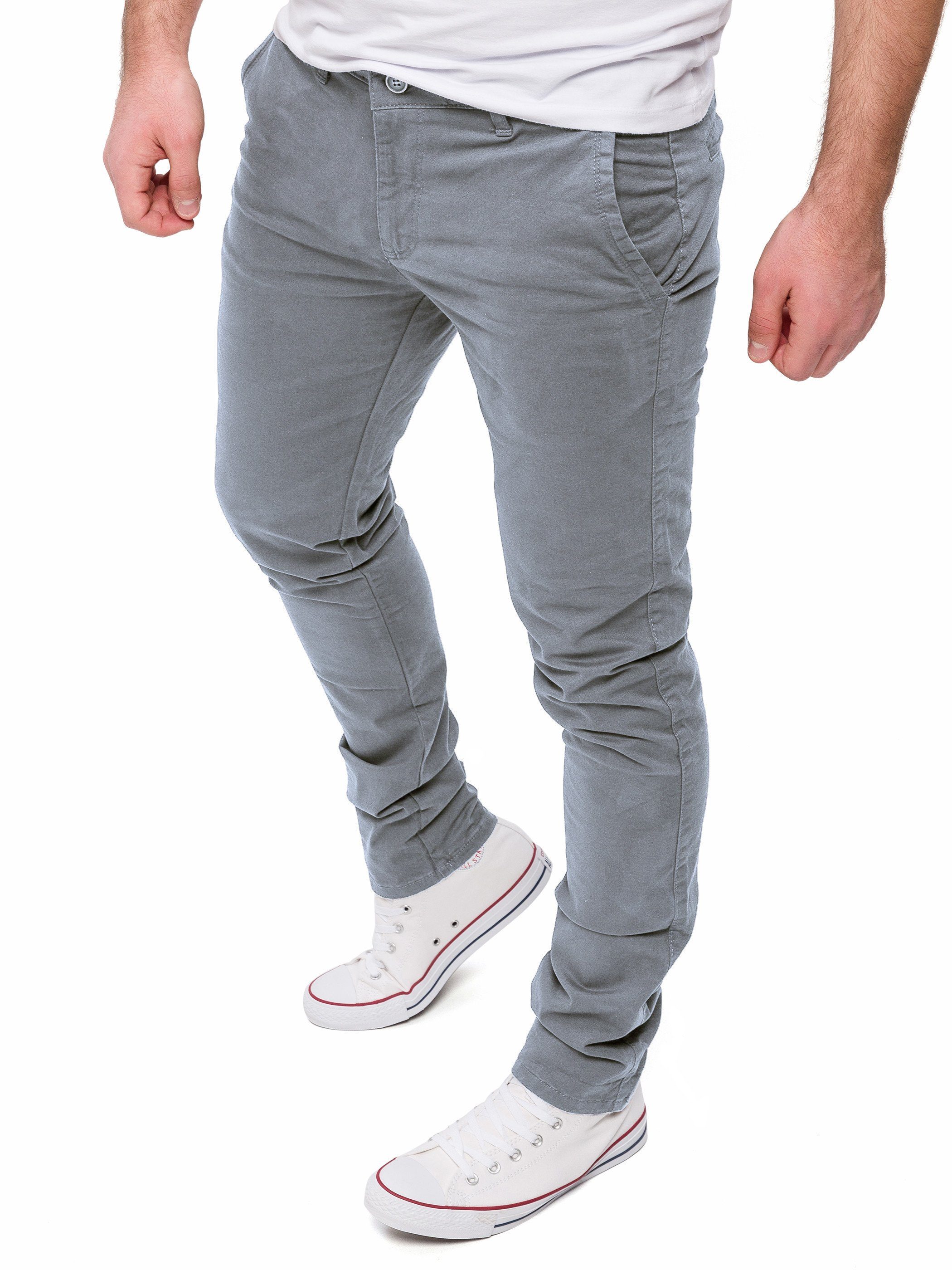 Yazubi Chinohose Herren Chino Merlin mit bequemer Passform