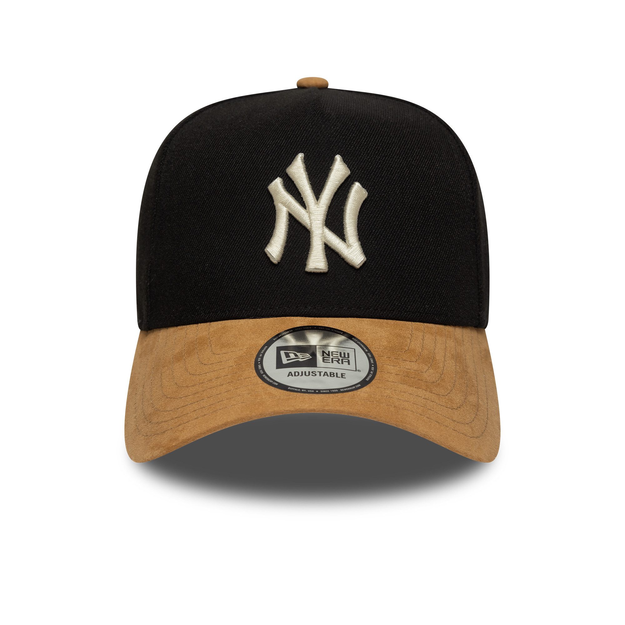 New Era Snapback Cap 9FORTY E-Frame New York Yankees MLB Suede Visor