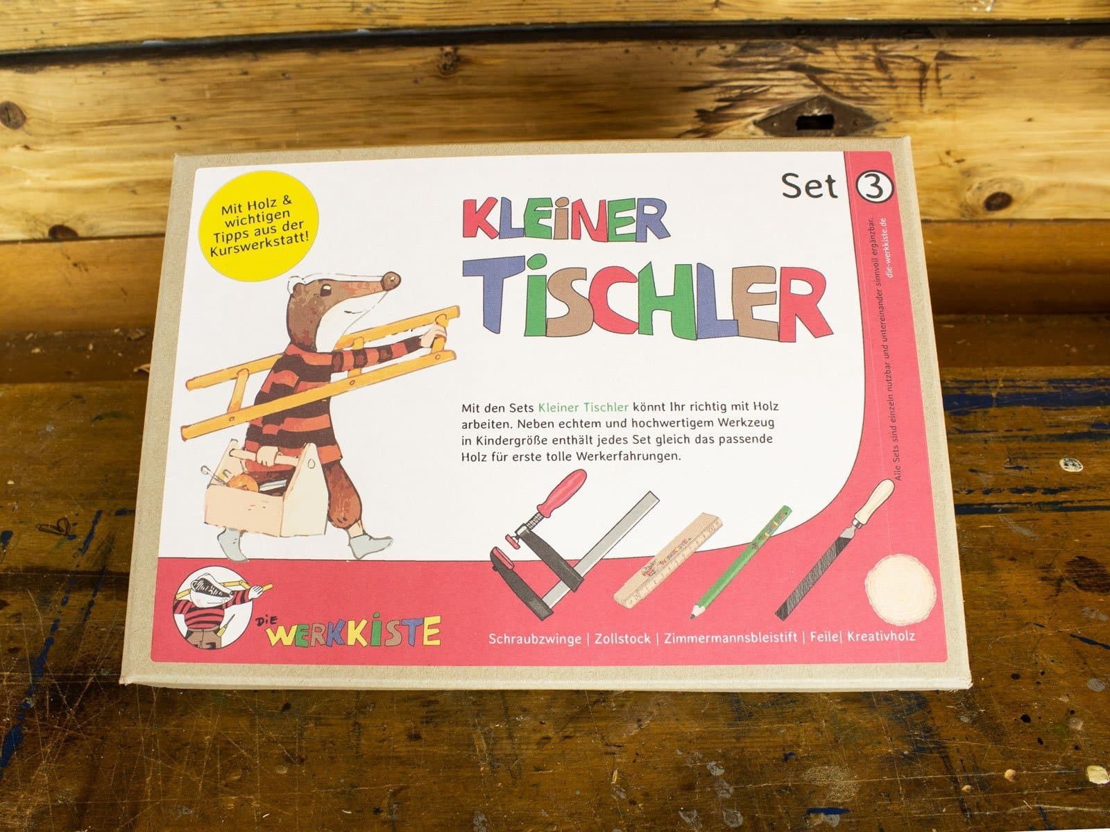 Die Werkkiste Kinder-Werkzeug-Set Kleiner Tischler Set 3