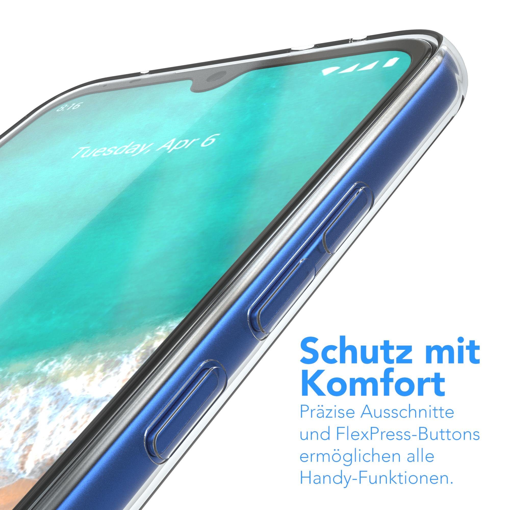 EAZY CASE Handyhülle Slimcover Clear für Xiaomi Mi A3 6,09 Zoll, durchsichtige Hülle Ultra Dünn Silikon Backcover TPU Telefonhülle Klar