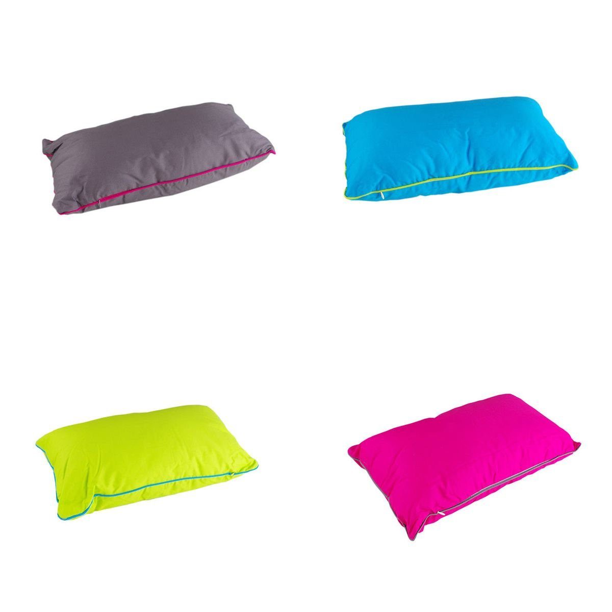 Marabellas Shop Dekokissen Nackenkissen 30x50cm pink, günstig online kaufen