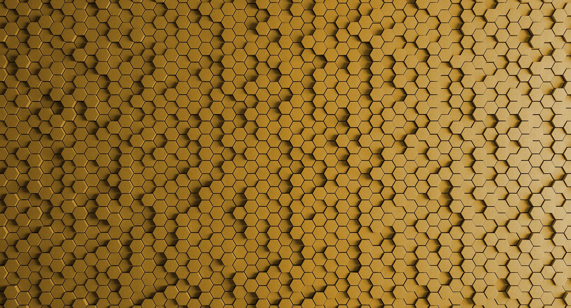 living walls Fototapete Walls by Patel Honeycomb 1, glatt, (5 St), Vlies, Wand, Schräge