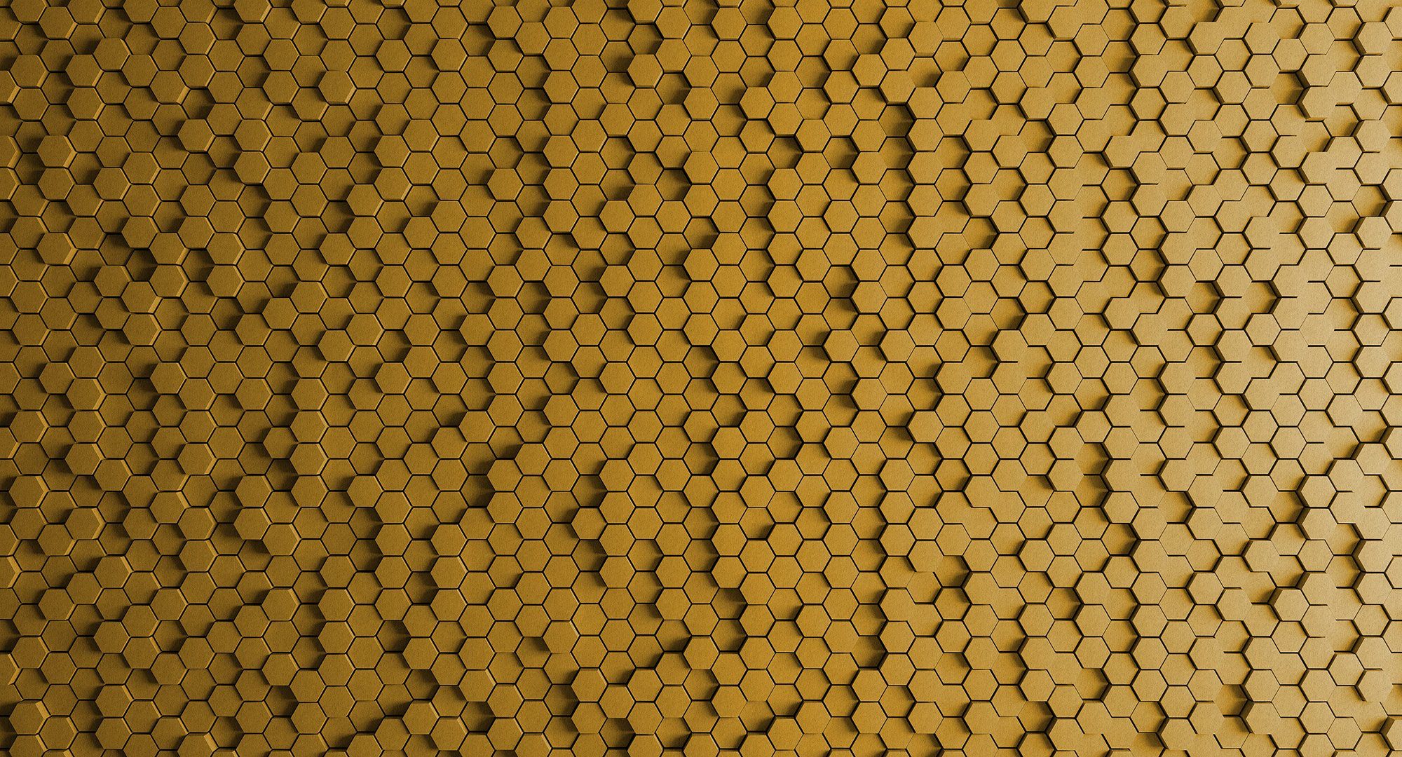 living walls Fototapete Walls by Patel Honeycomb 1, glatt, (5 St), Vlies, Wand, Schräge
