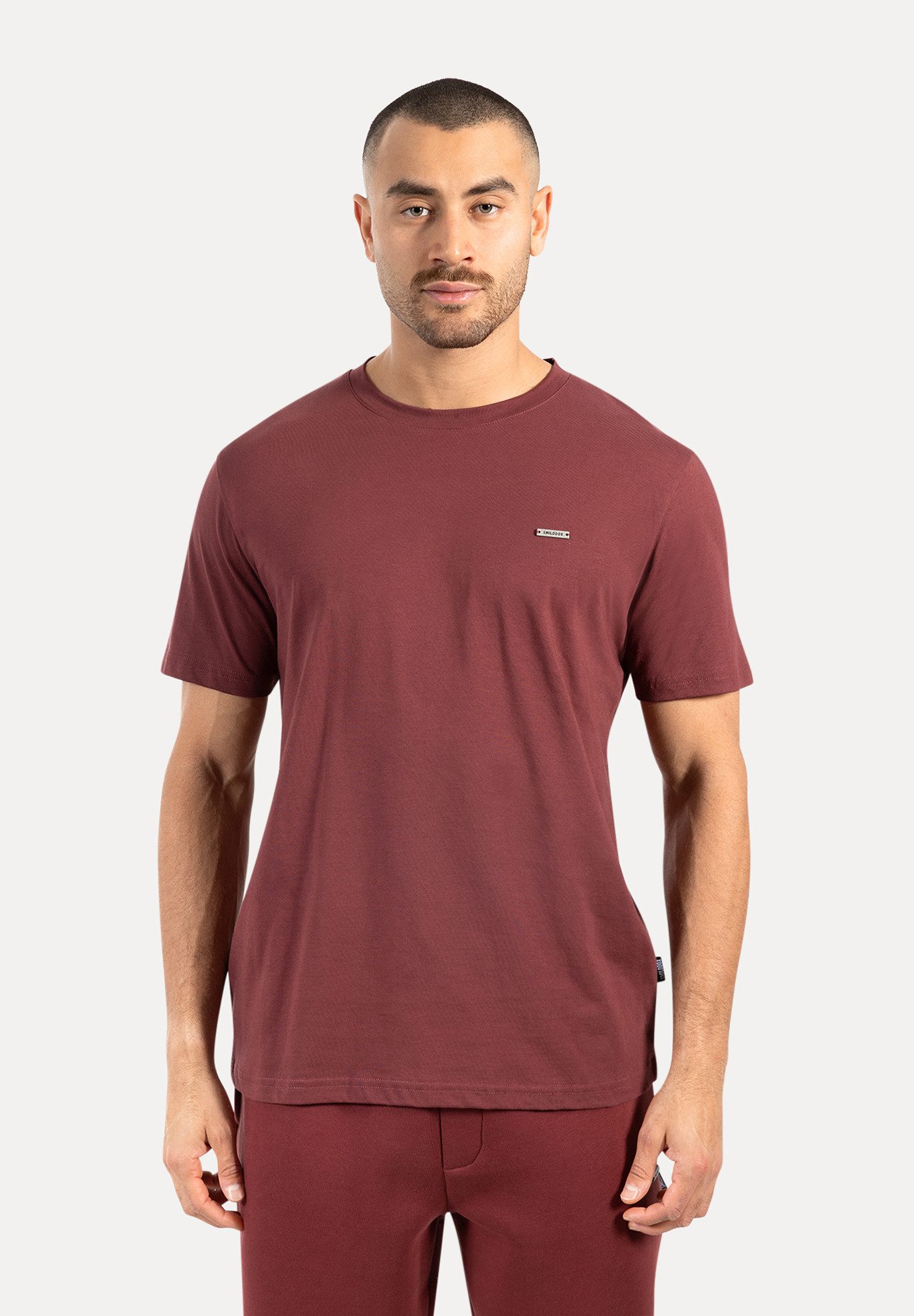 Smilodox T-Shirt Ilyas 100% Baumwolle