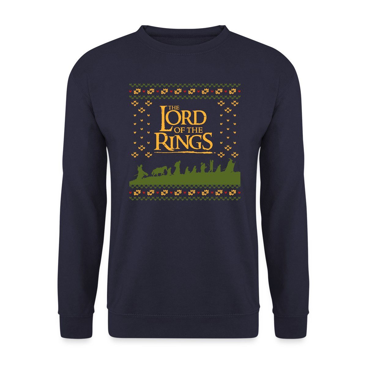 Sweatshirt Der Herr Der Ringe Ugly Christmas Sweater Design Unisex Pullover