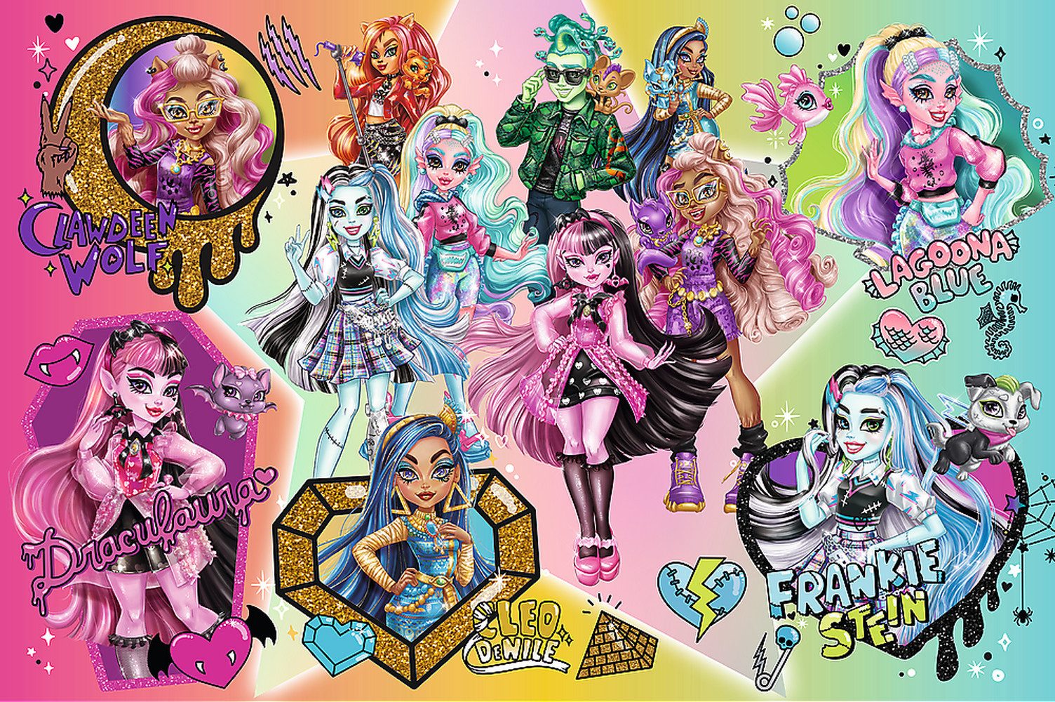 Trefl GmbH Puzzle Monster High, Einmal Zombie, immer Zombie, Puzzleteile günstig online kaufen